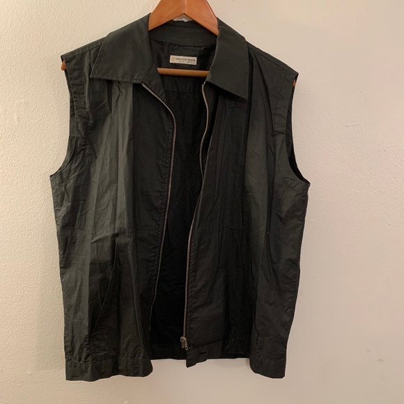 Takashimaya Zip-Up Unisex Vest XL Made in Italy - Picture 2 of 3